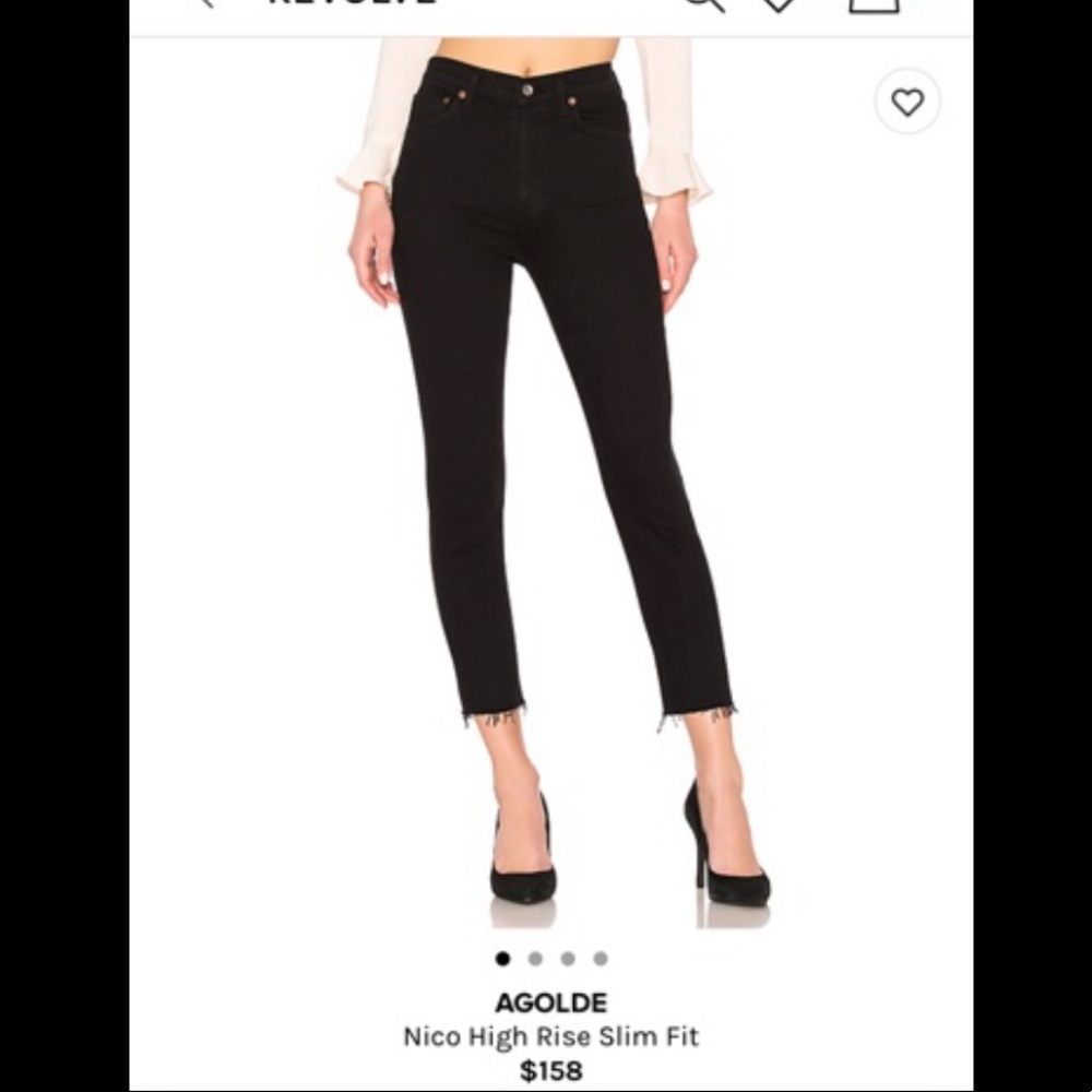 AGOLDE Nico High Rise Slim Fit